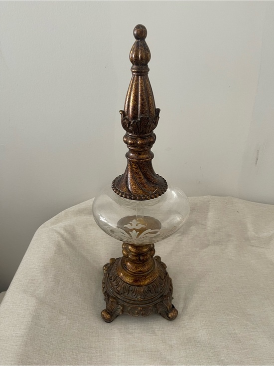 Other - Ornate Brown -Tone Decorative Finial Accent - Home Accents 15.5”  Tall